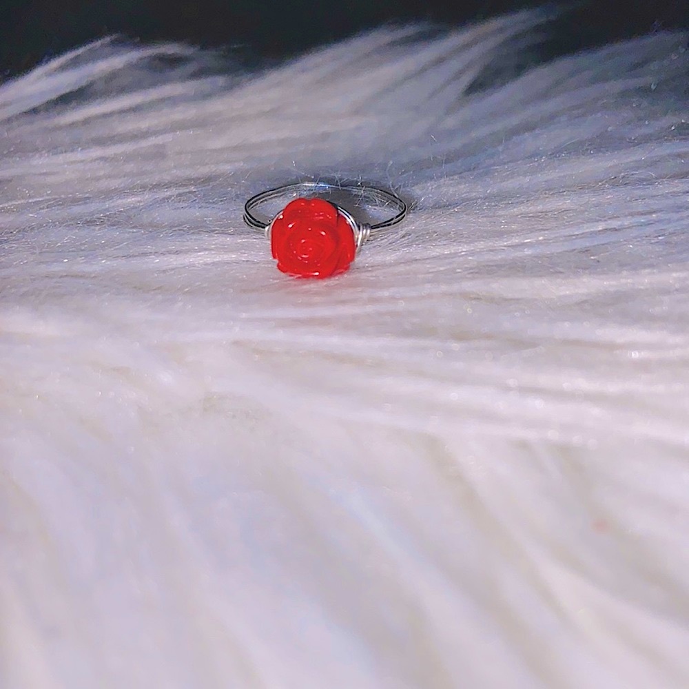 LIMITED EDITION ** Silver Rose Ring